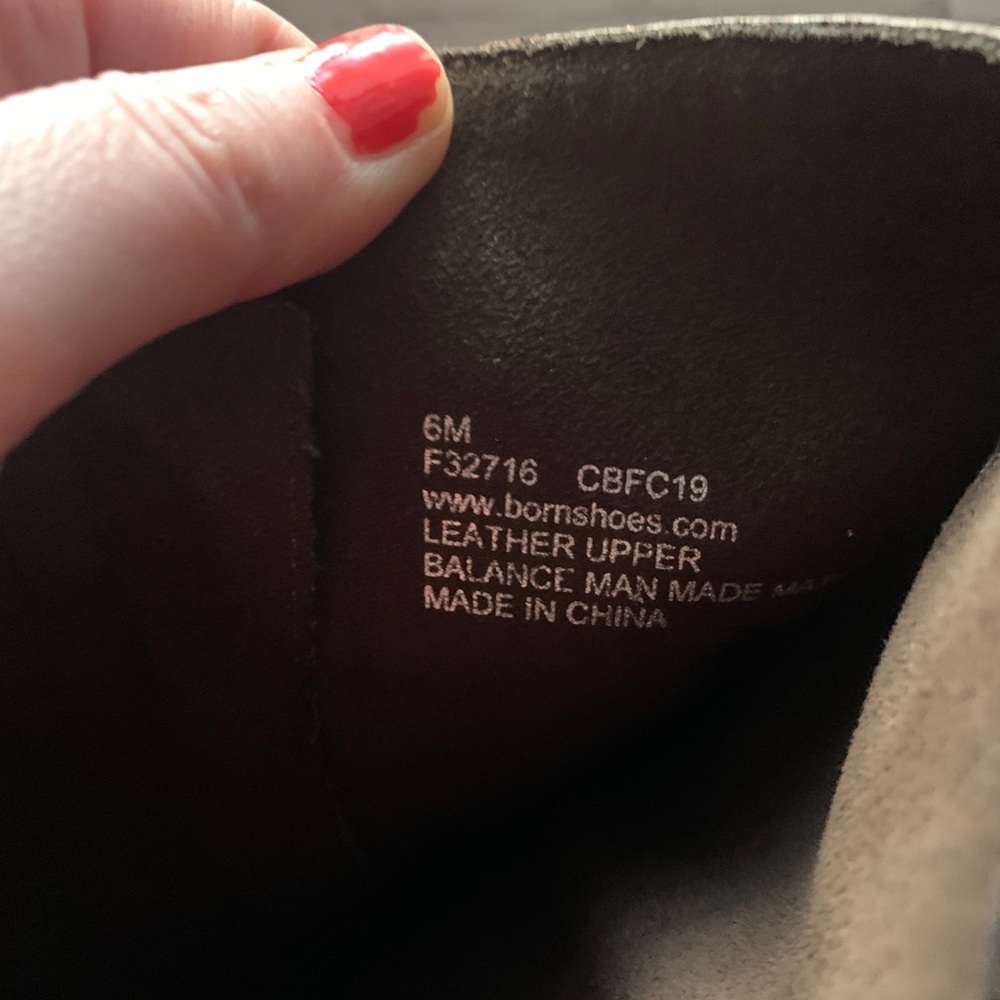 NWOT Born Fannar Leather Knee High Boot - Picture 5 of 11